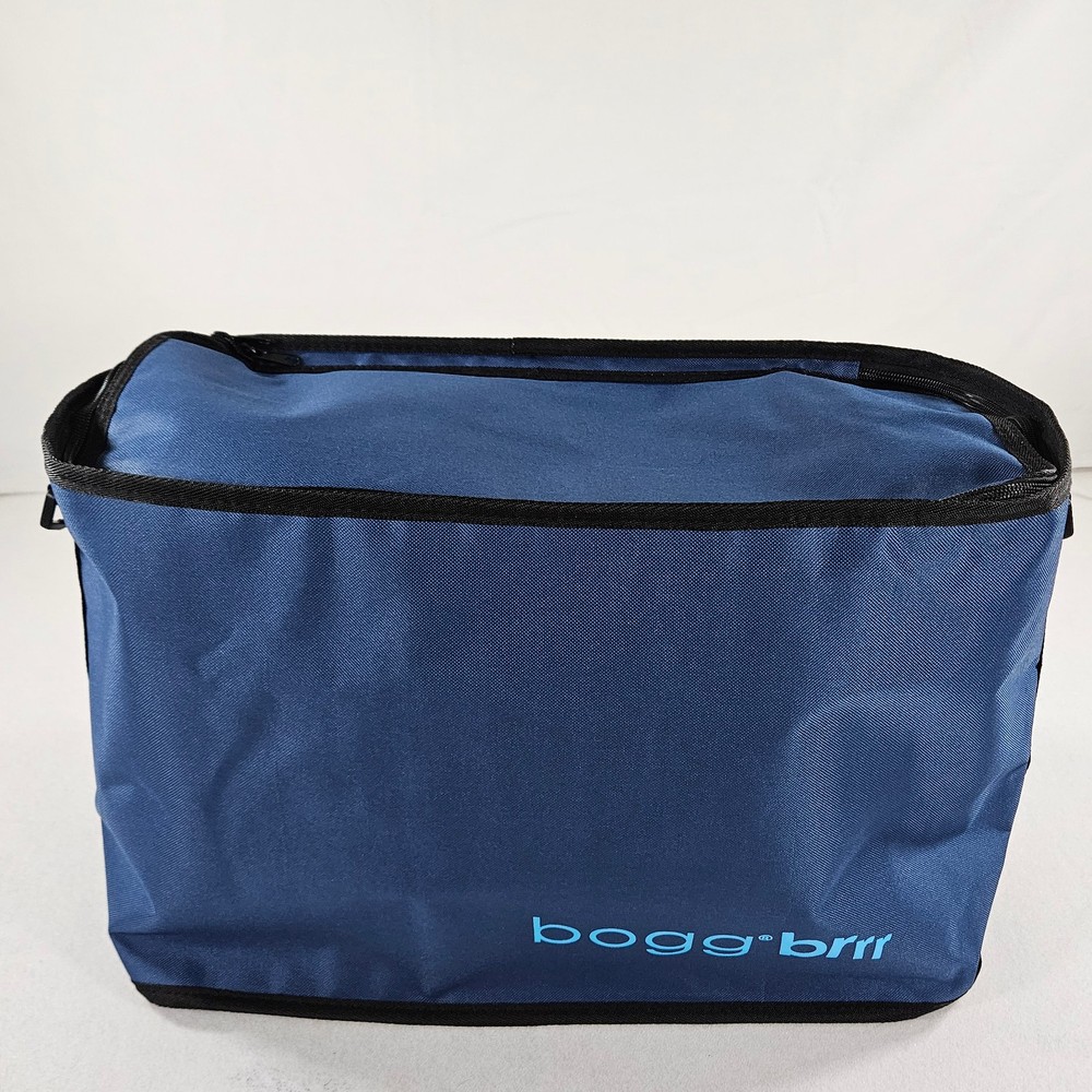 Bogg Brrr Blue Solid Polyester Insulated Cooler Bag with Shoulder Strap
