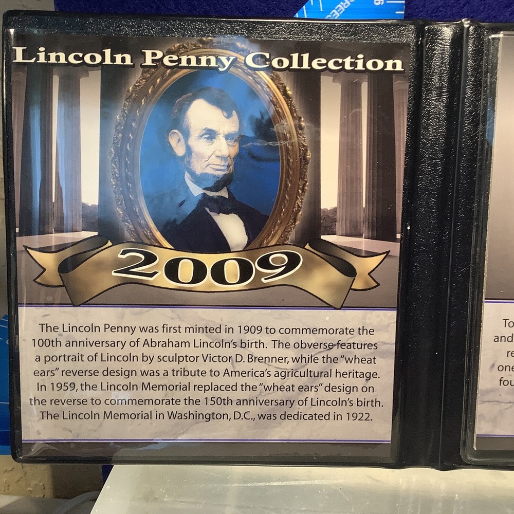 2009 First Commemorative Mint Lincoln Penny Collection P & D Nice Set