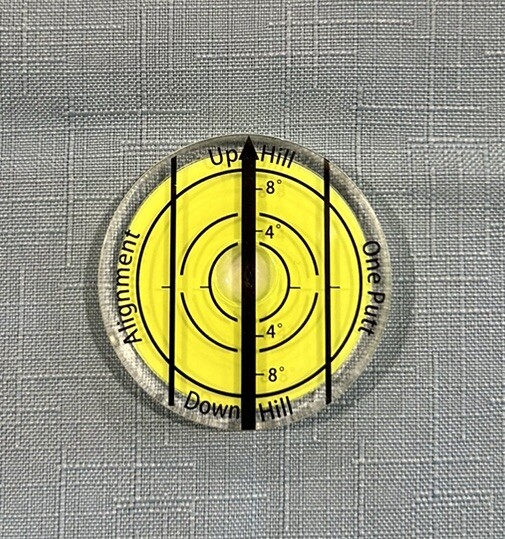 Golf Green Reader Compact Round Golf Putting Alignment Aid Golf Ball Marker