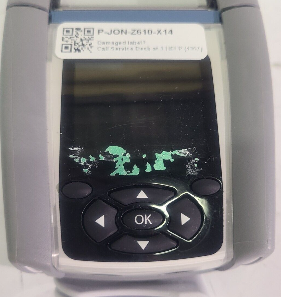 Zebra ZQ610 Thermal Label Printer W/ Battery