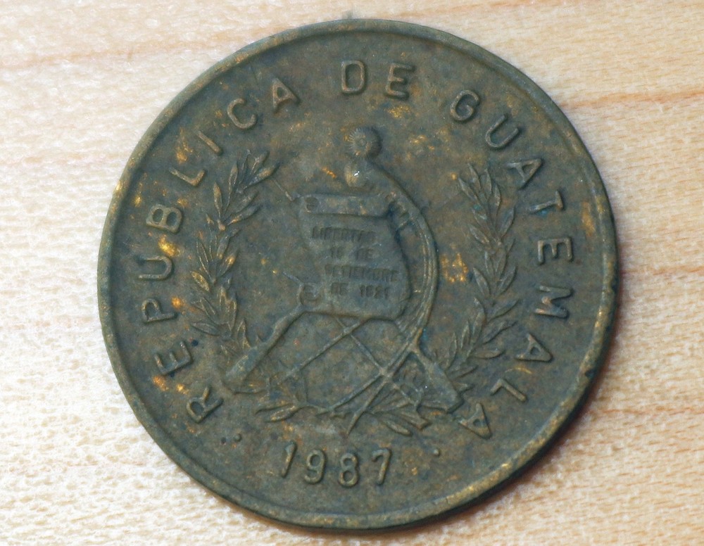 1987 Guatemala 1 Centavo