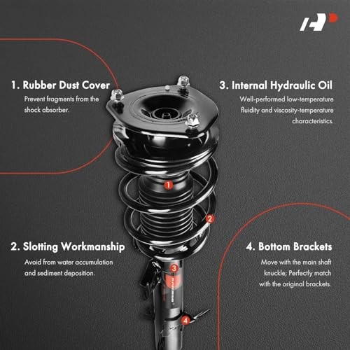 Front Complete Strut & Coil Spring Assembly Compatible with Mini Front Side