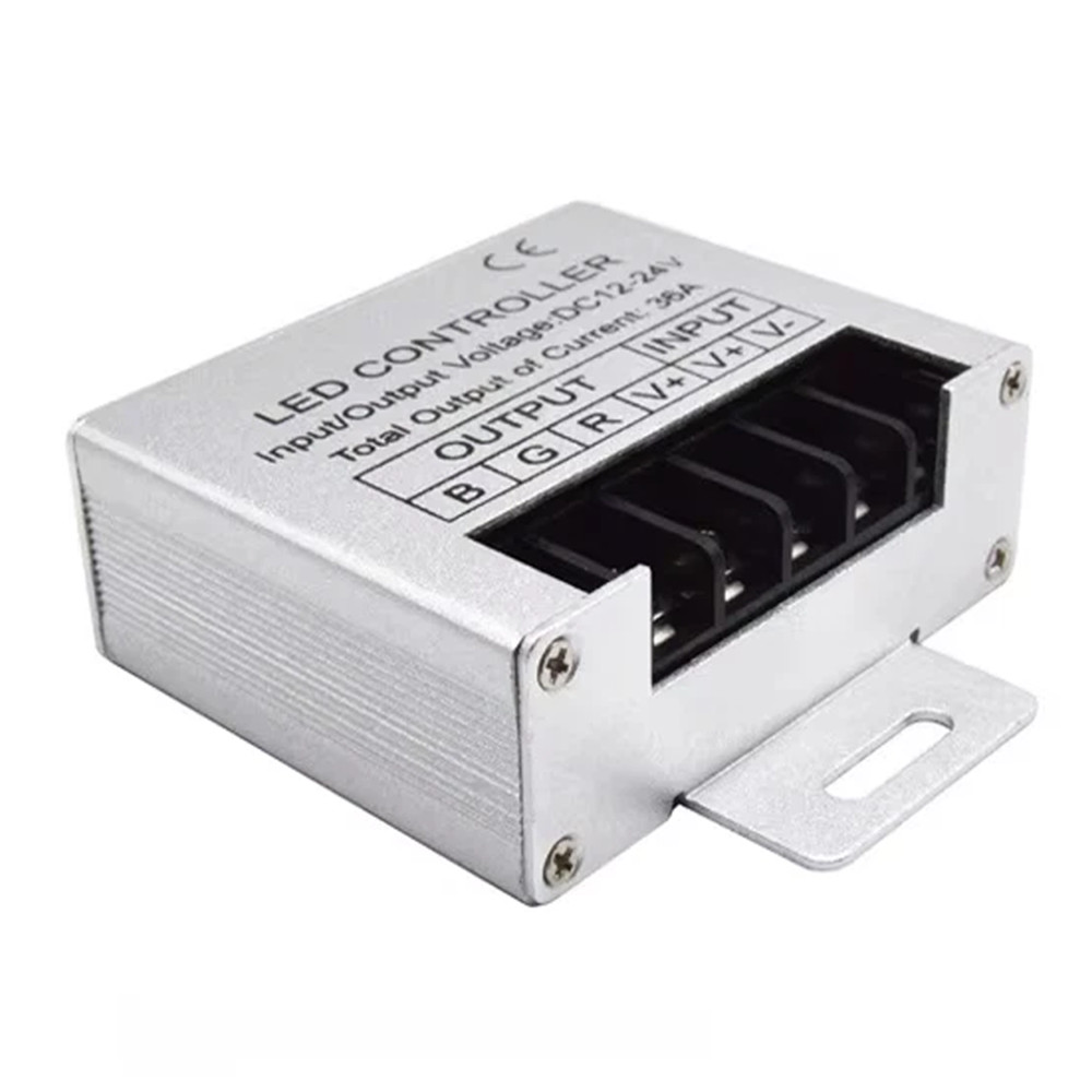 DC 12V-24V 36A Controller + 24Key RGB Remote Controller For 3528 5050 LED Lights