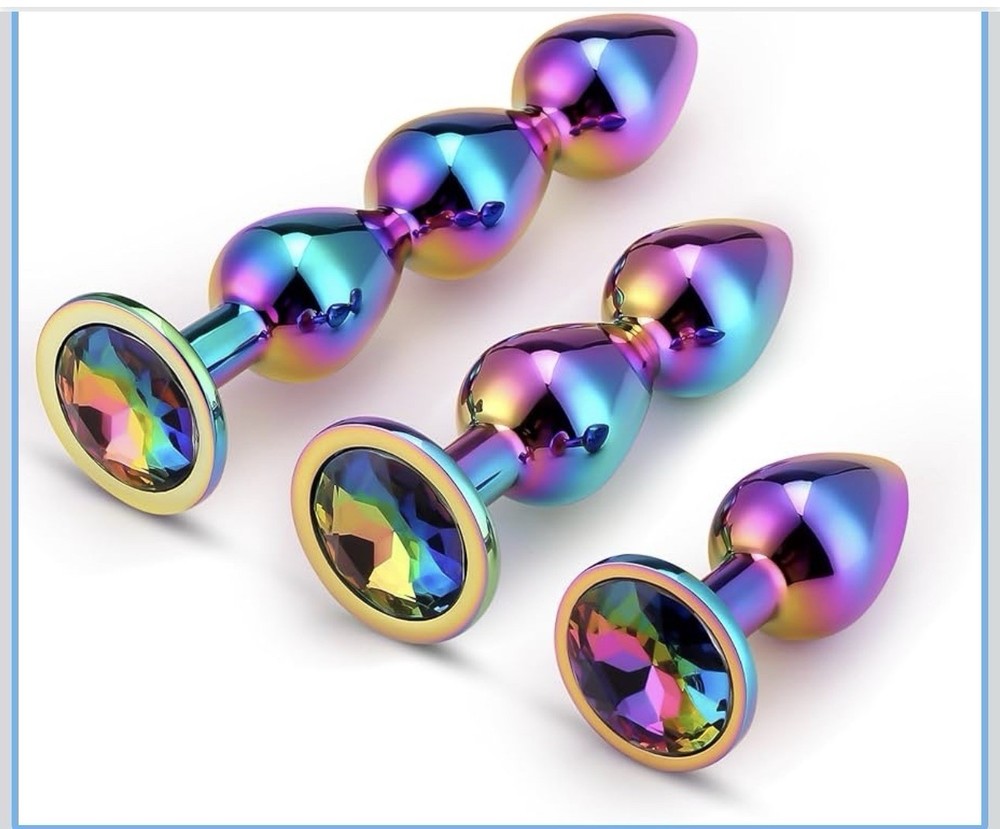 Metal Butt Plug Anal Beads