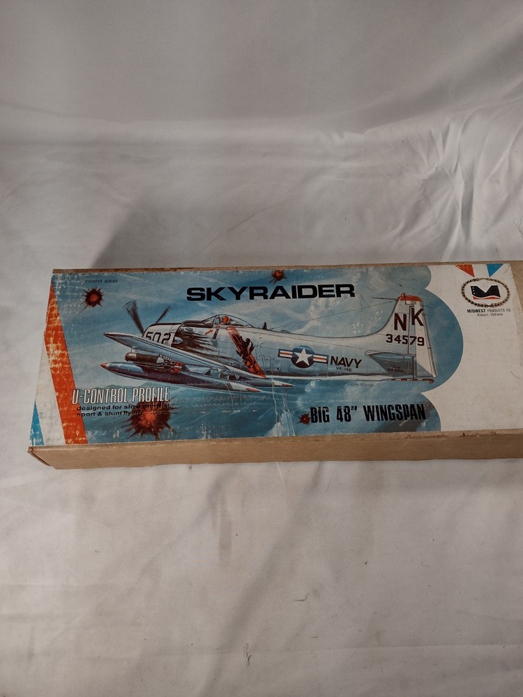 midwest airplane kit. A 1-E  Skyraider Kit