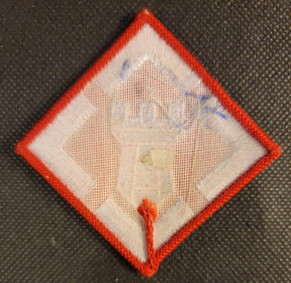 US Army 20th Engineer Brigade Merrowed Edge Glow Original Diamond Castle Patch