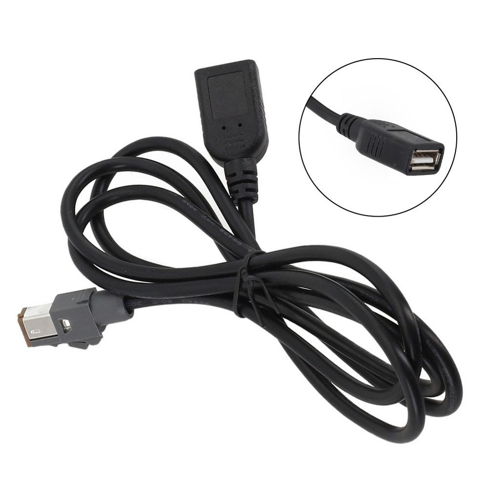 Car Aux Audio Input Media Data Wire To USB Adapter Conector For Outback