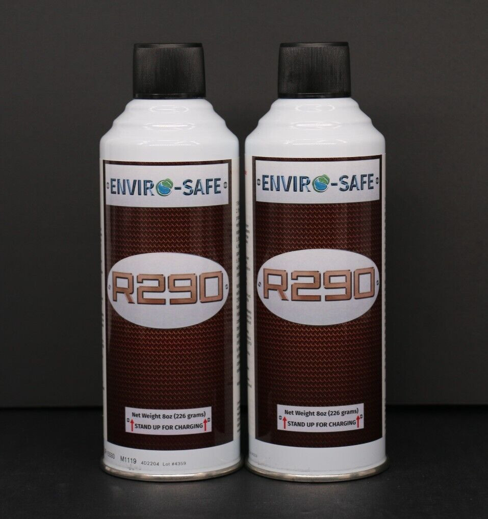 Envirosafe Upright R290 Refrigerant, 2 cans/R290