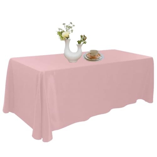 Extra Large Table Cloths. 6-8ft Rectangle 120" x 70" (Rectangular) Light Pink