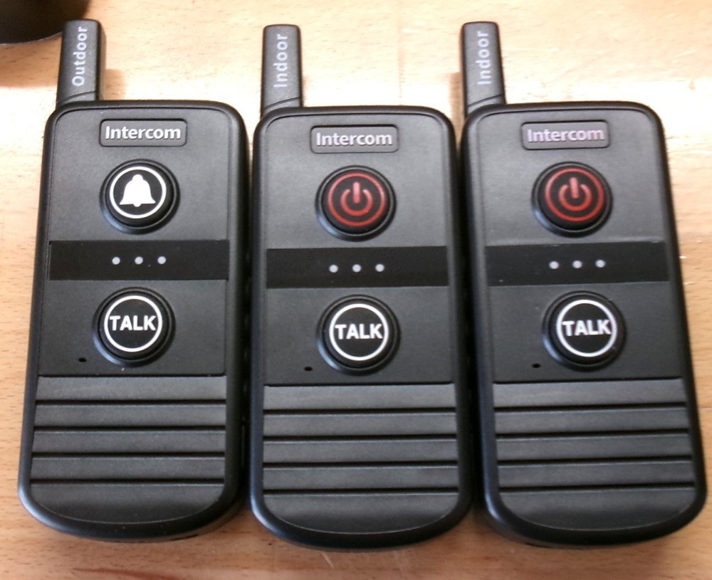 PANDAAR Wireless Doorbell Wireless Intercom System,Two-way Intercom 4900ft Range