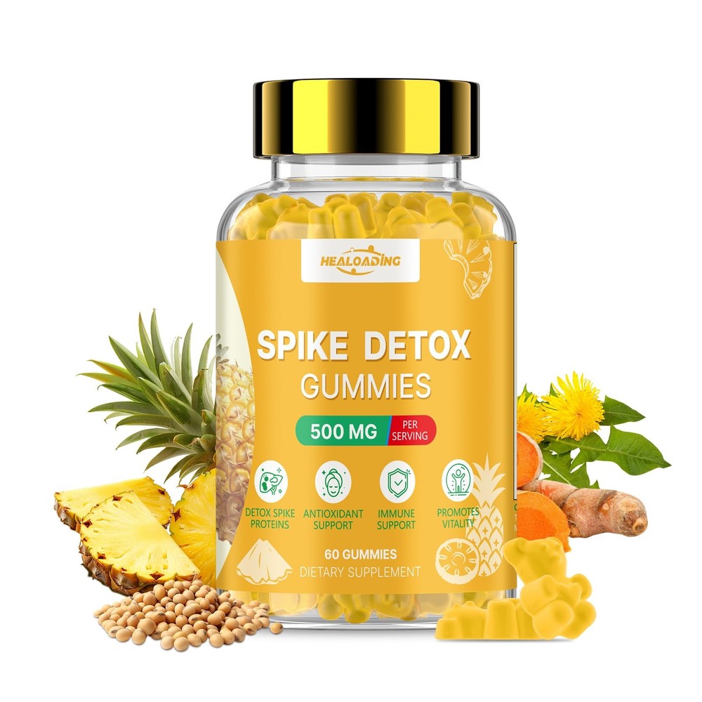 HEALOADING Spike Protein Detox Supplement：Spike Support Gummies with...