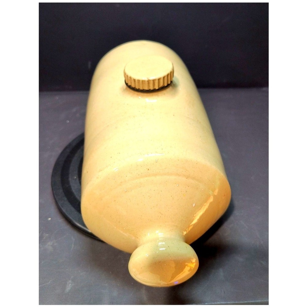 101. Stoneware Bed Pig Heater Primitive