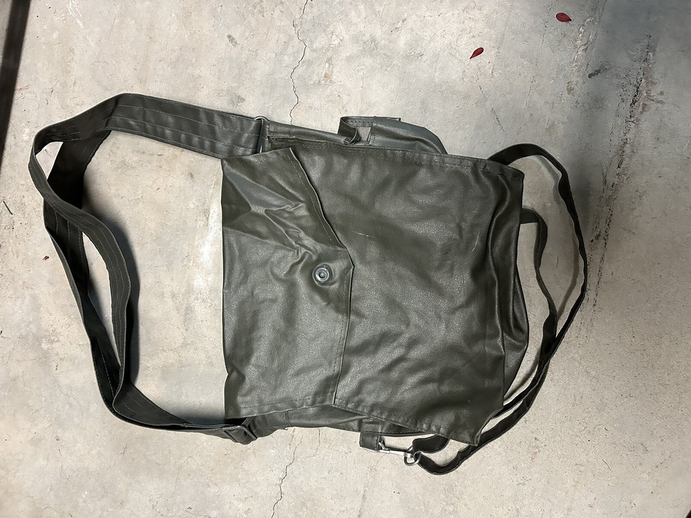 military gas mask bag