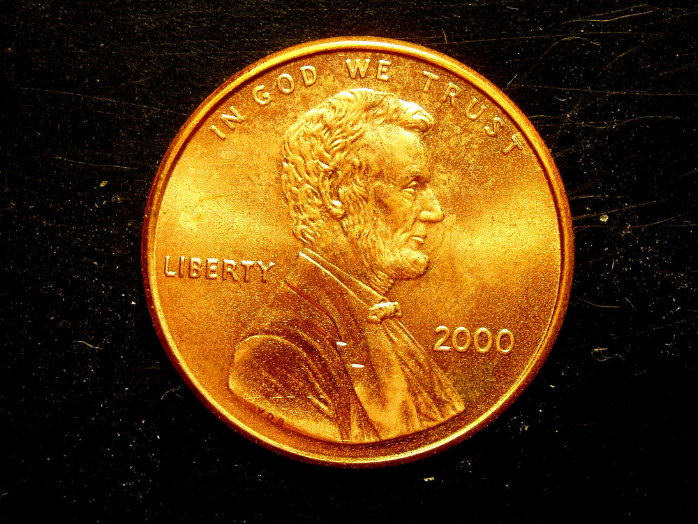 2000 UNC LINCOLN MEMORIAL CENT #1