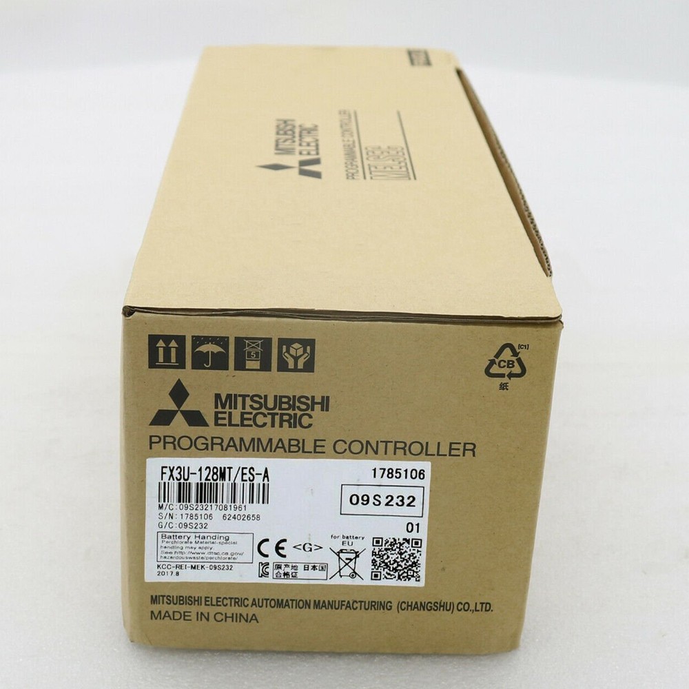 New Mitsubishi FX3U-128MT/ES-A PLC Programmable Controller One FX3U128MTESA