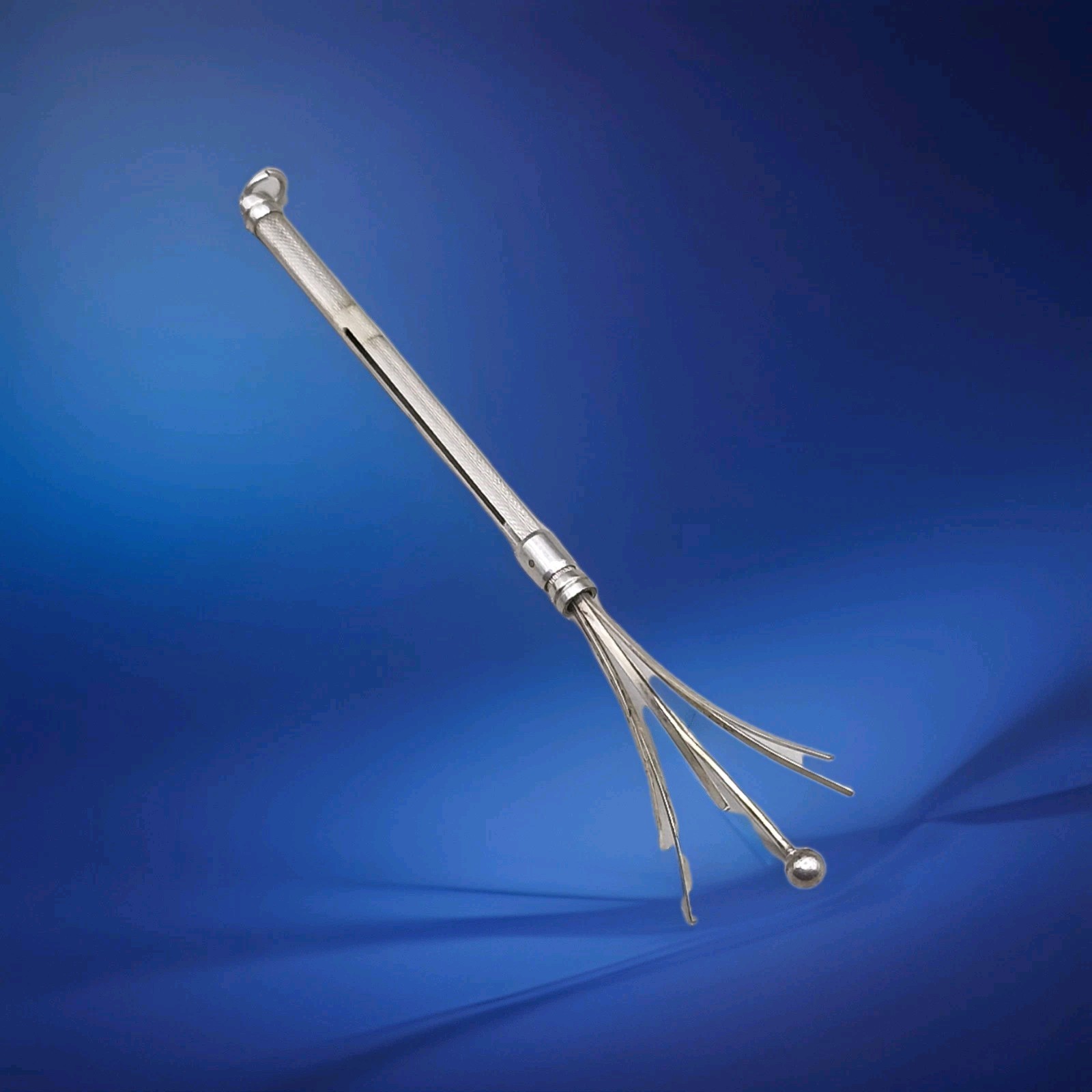 Sterling Silver Cocktail Swizzle Stick by Ramsden & Roed Ltd, London 1983