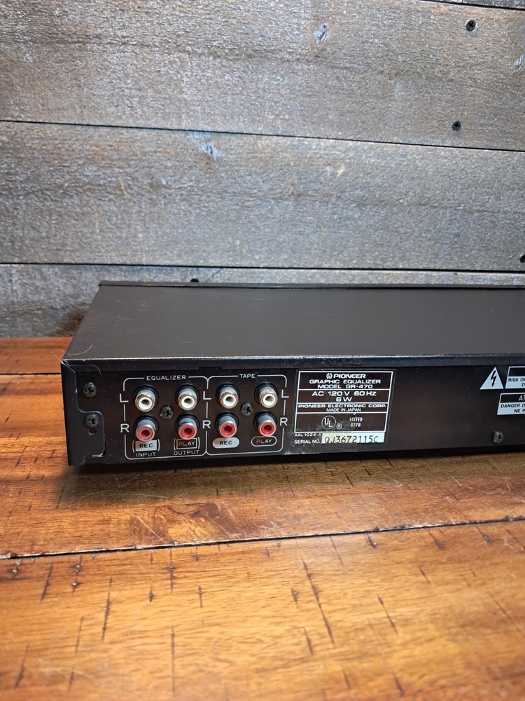 Pioneer Graphic Equalizer GR-470 Tested Working