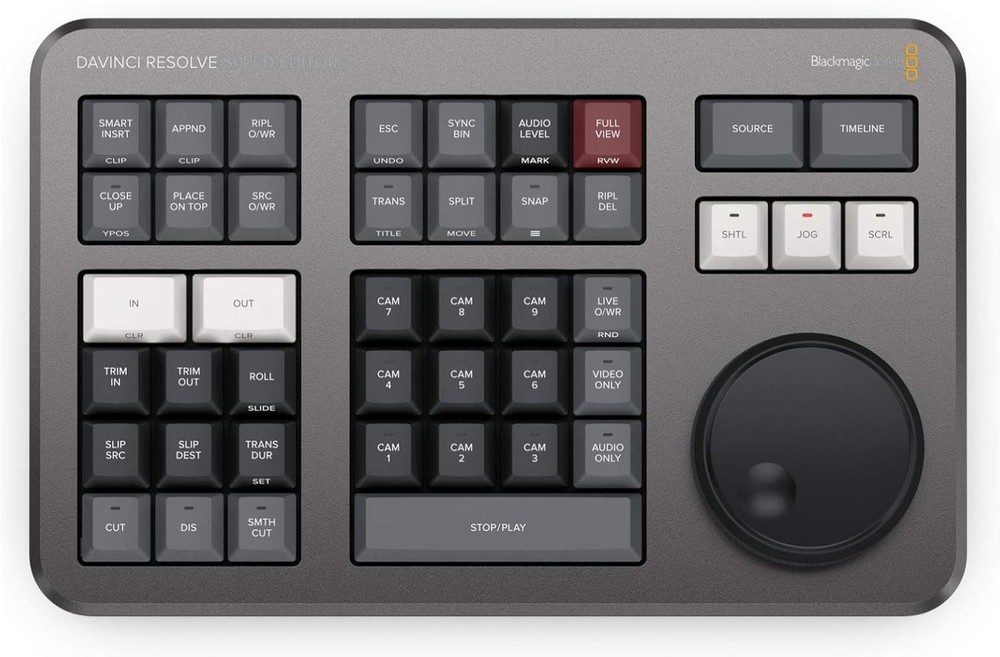 Blackmagic Design DaVinci Resolve Speed ??Editor Controller (Single Unit)