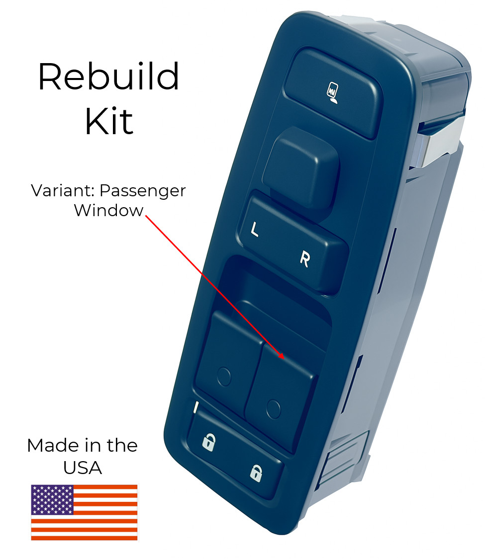 Window Switch Repair Kit | Kenworth & Peterbilt P21-1049-1202 and Q27-6081-1203