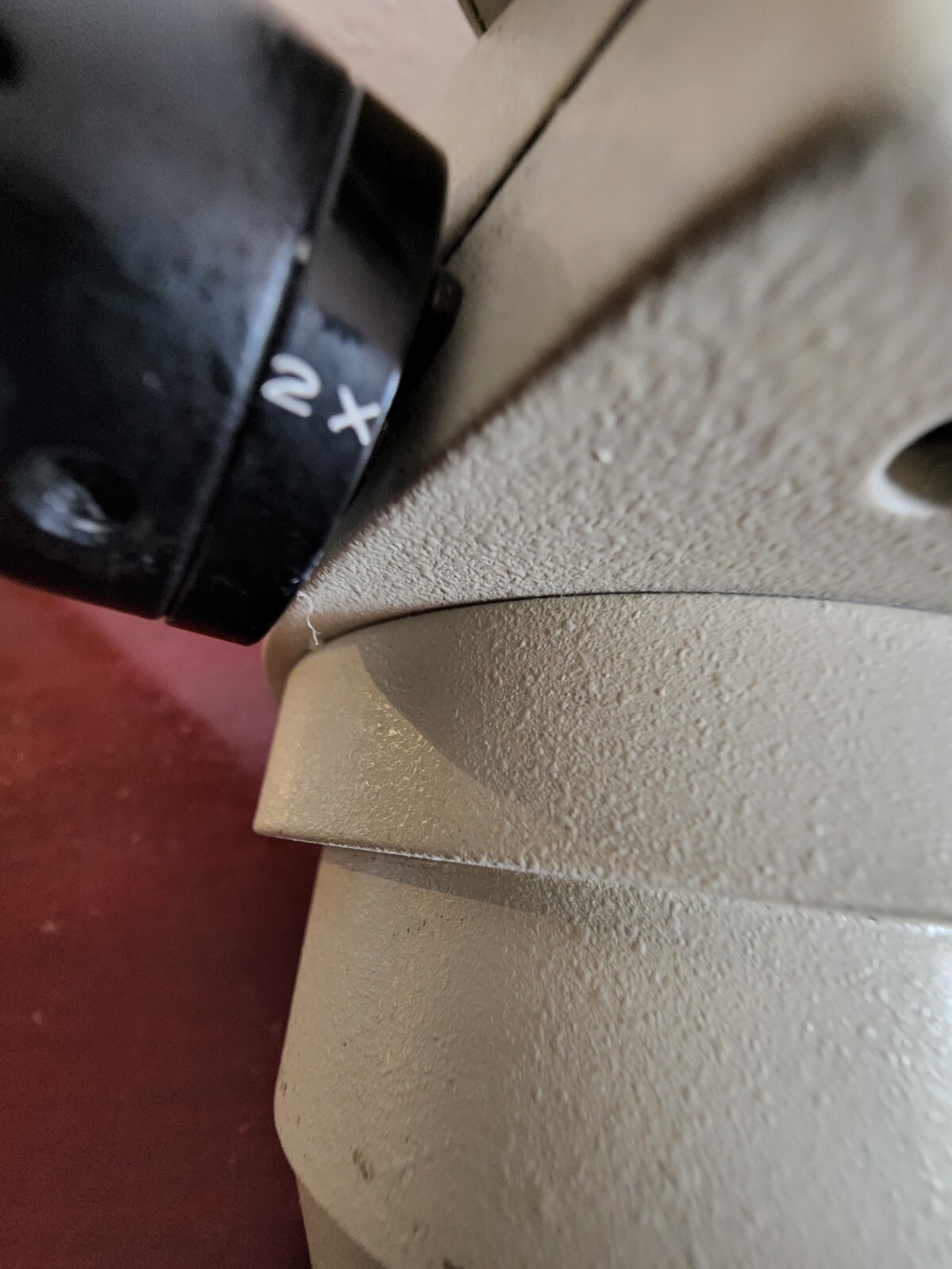 LW SCIENTIFIC VISION 1X & 2X MICROSCOPE BODY. W/PLAN 10X22 EYEPIECE. WORKS