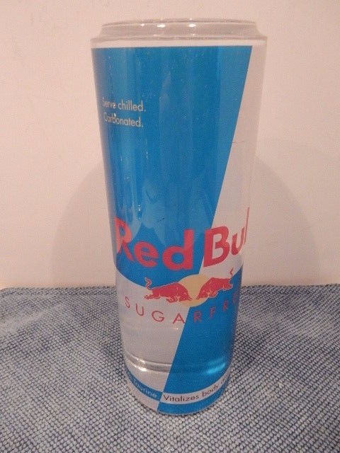 Red Bull Plastic Can (Solid)