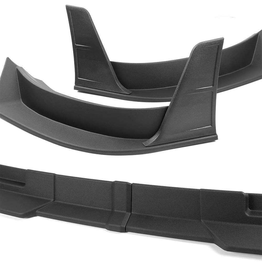 Matte Black ABS Front Bumper Lip Body kit, Compatible with 2013-2018 Ram