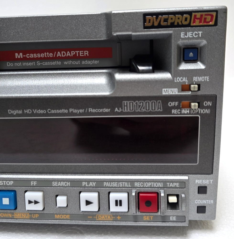 Panasonic AJ-HD1200A Compact DVCPRO Recorder Tested & Working