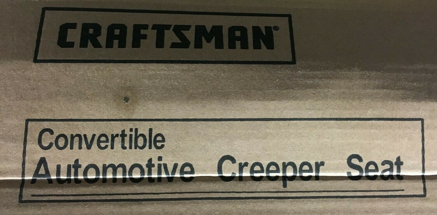 Craftsman, Part #951159, Automotive Convertible Seat Creeper