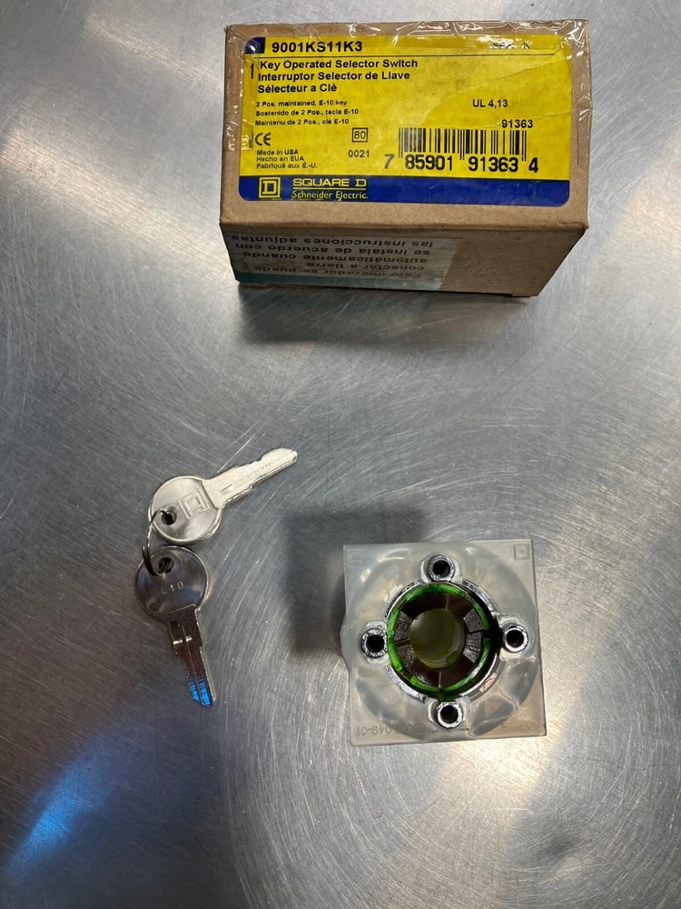 SQUARE D 9001KS11K 30mm Type K, keyed selector switch