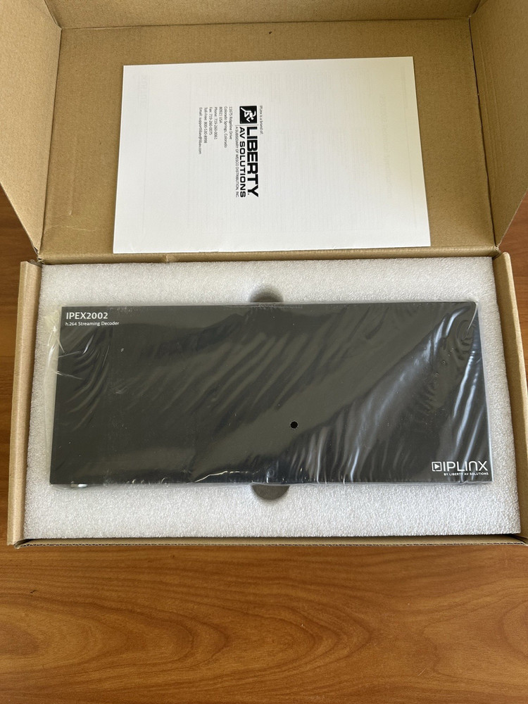 Liberty AV IPEX2002 HDMI over IP Decoder Scalable 1080p NEW