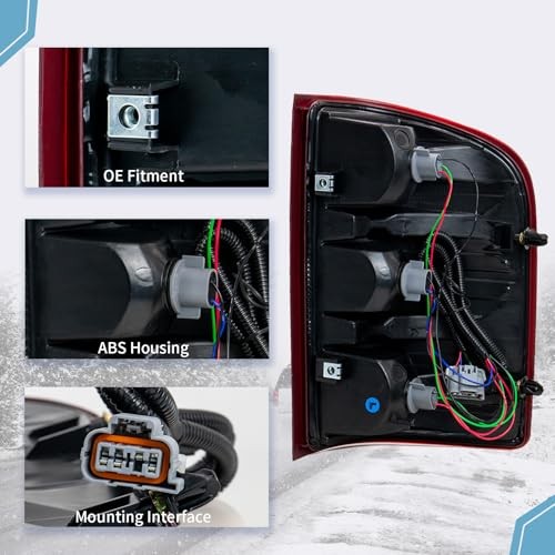 Rear Tail Lights Assembly Compatible With Left Driver Side 07-14 Silverado