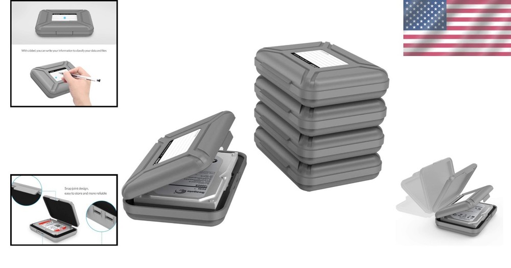 Portable Protective Case for 3.5" Hard Drives