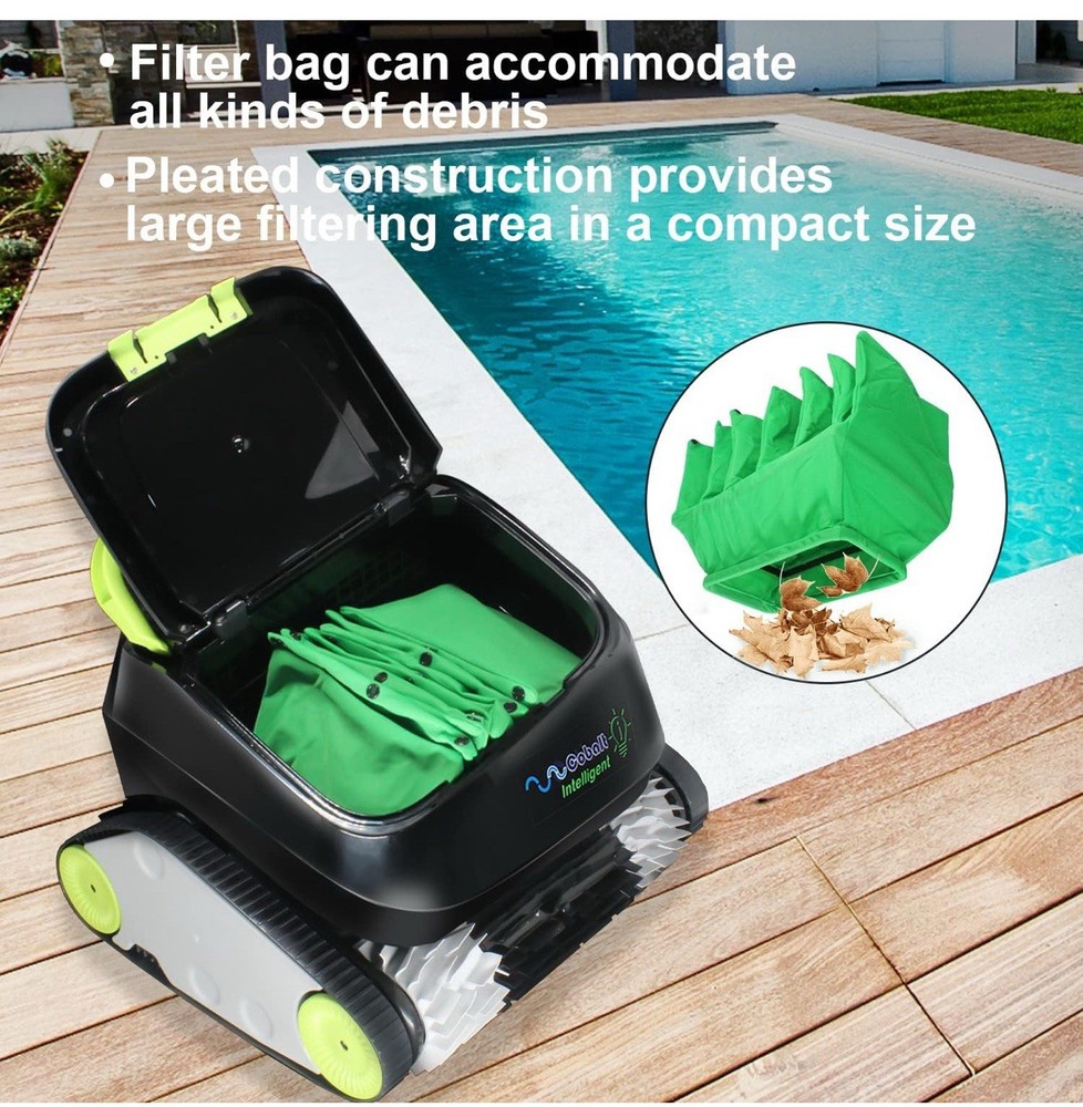 Cobalt Automatic Pool Robot Cleaner Wall Climbing Vacuum