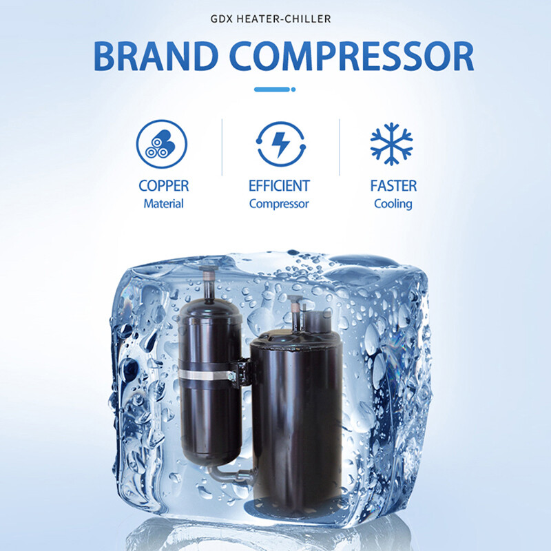 10L Heating Cooling Circulator Chiller -20~199℃ Temperature Control System Lab