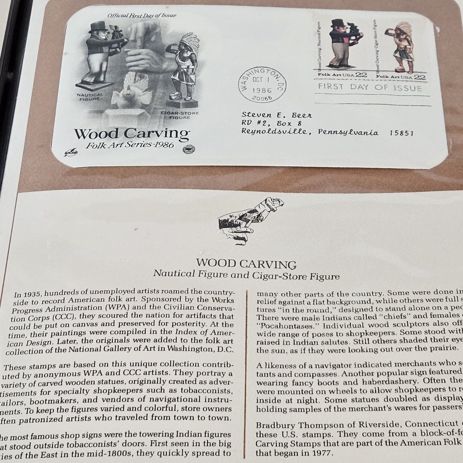 27 Postal Commemorative Society US First Day & Special Covers 1986