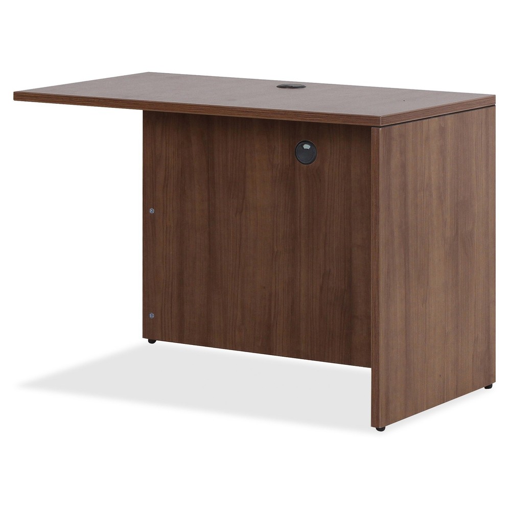 Lorell LLR69980 Walnut Laminate Return Shell 42"x24"