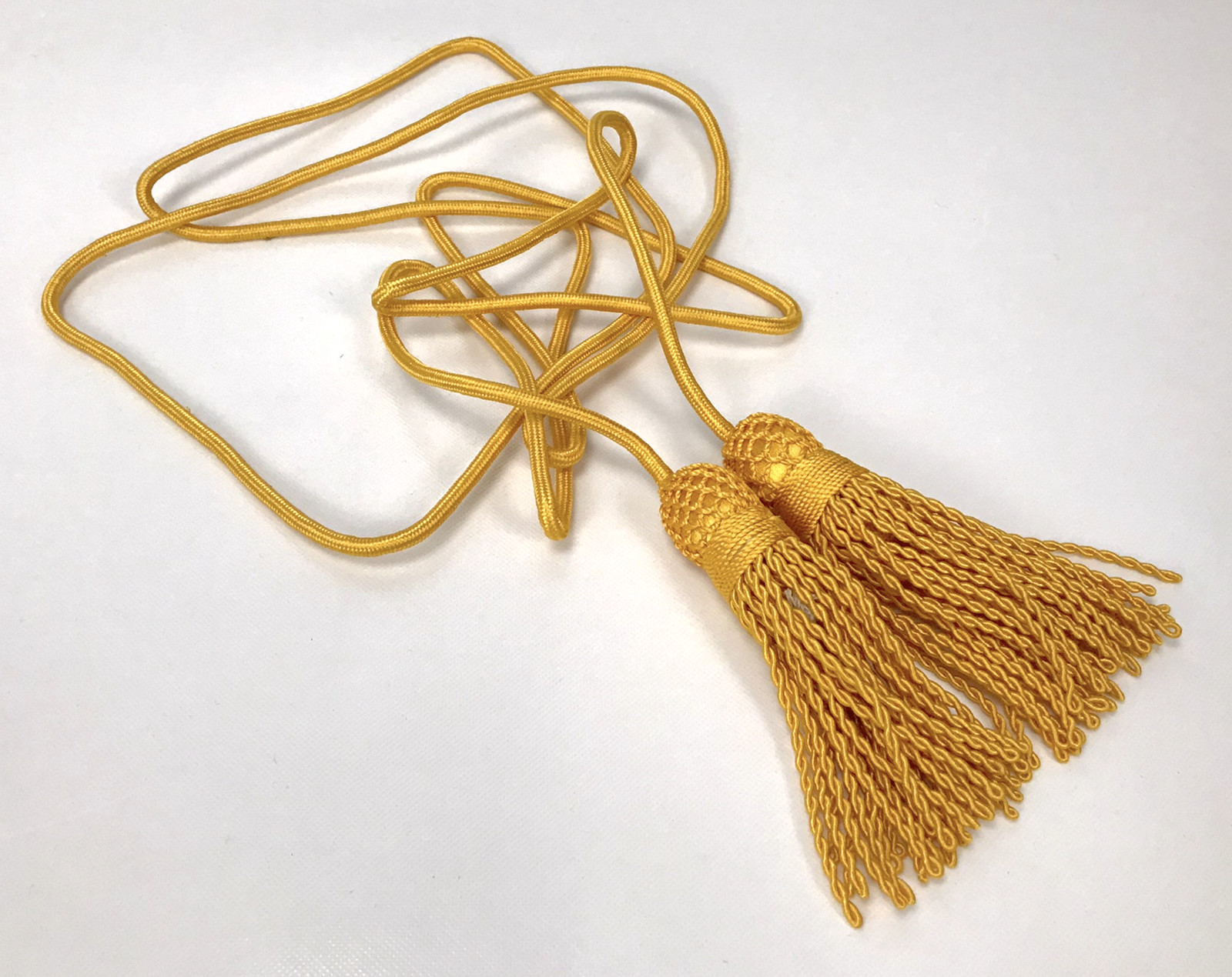 Yellow Silk Bugle, Flag, or Bagpipe Cord