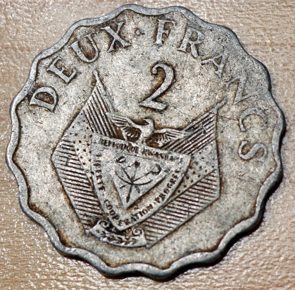 1970 Rwanda 2 Francs