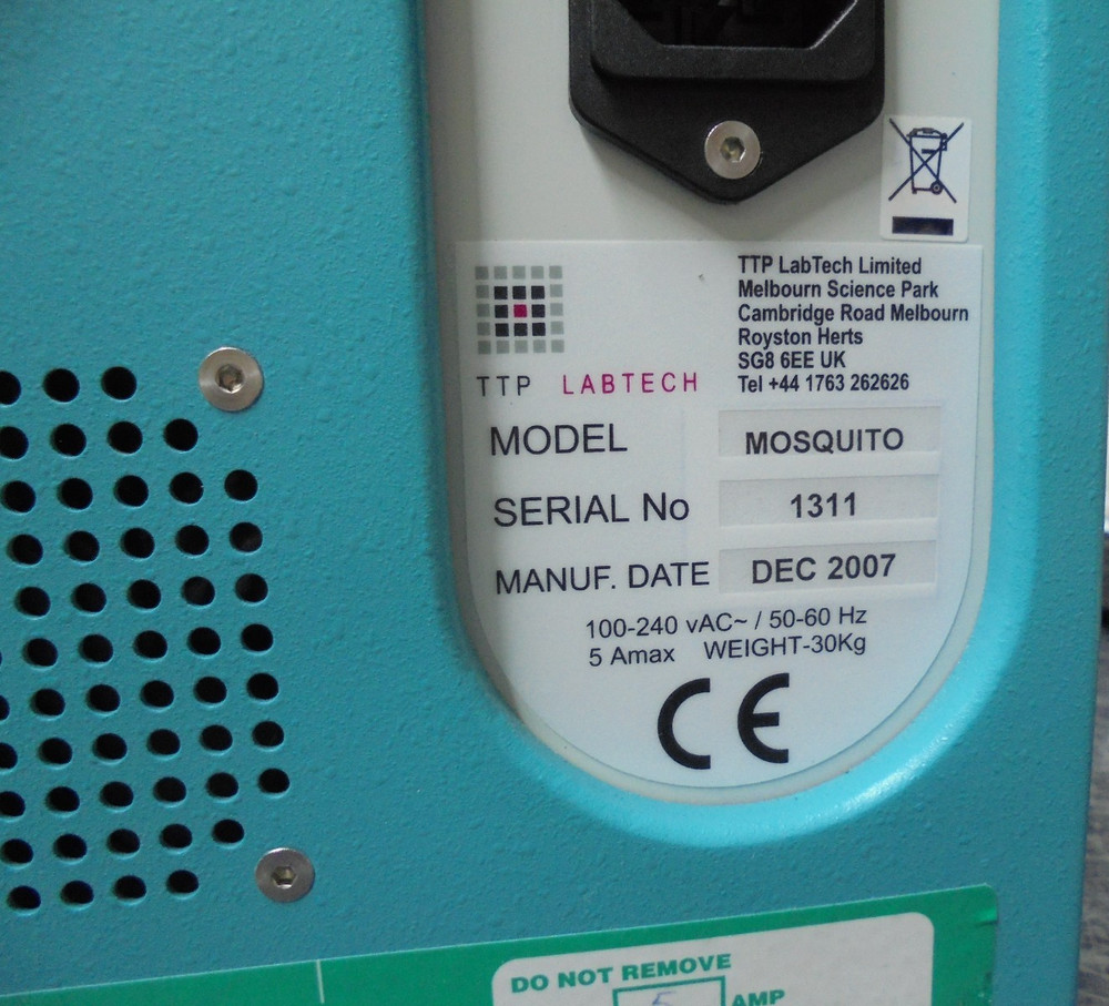 TTP Labtech Model Mosquito Liquid Handler