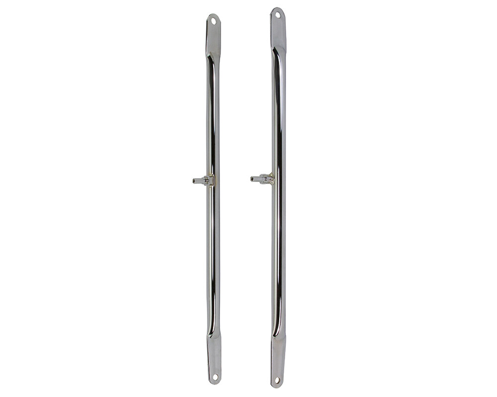 Bike 26 Round Spring Fork Bars W/Pivot Chrome.