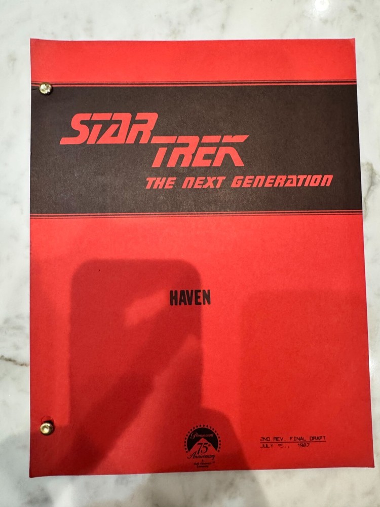 STAR TREK The Next Generation "Haven" Script