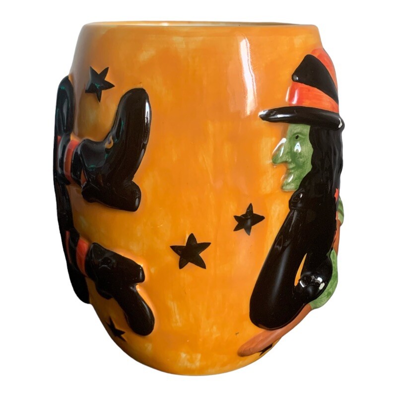 Susan Winget Halloween Witch Ceramic 22oz Mug