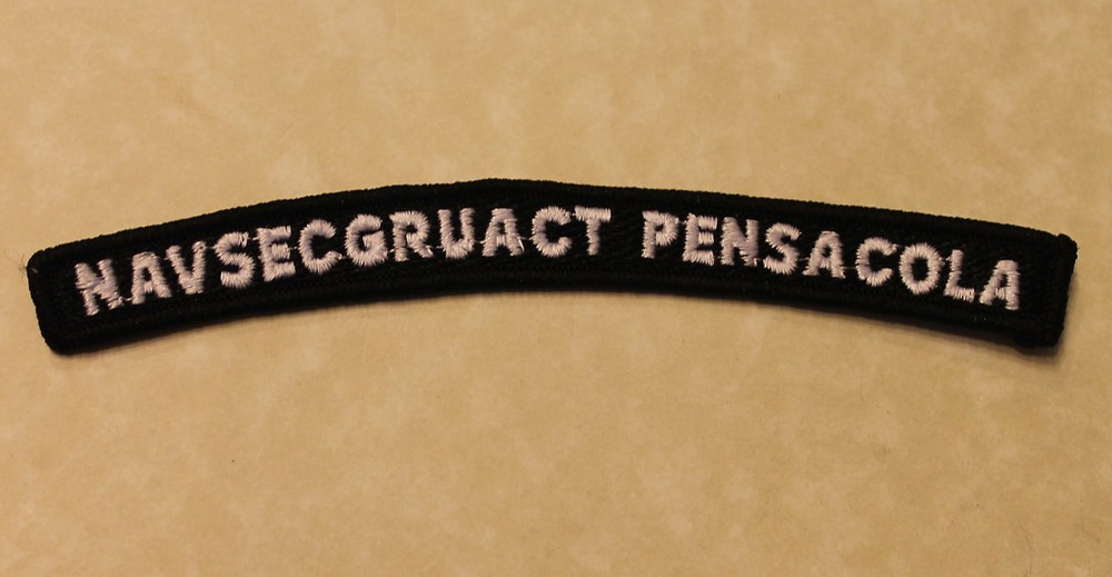 NAVSECGRUACT Pensacola Sleeve Naval Security Group Activity Navy Patch