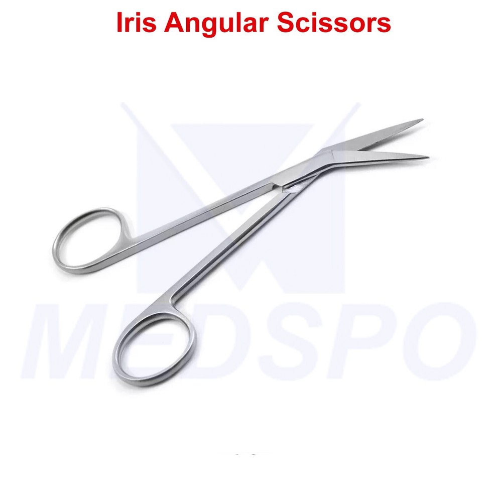 Dental Iris Angular Gum Scissors Suture Dissecting Surgical Ophthalmic Shears CE