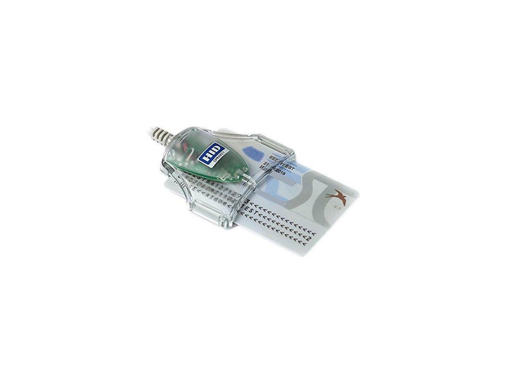 HID R30210315-1 Omnikey Desktop Reader, 3021, Small Form Factor - Gray
