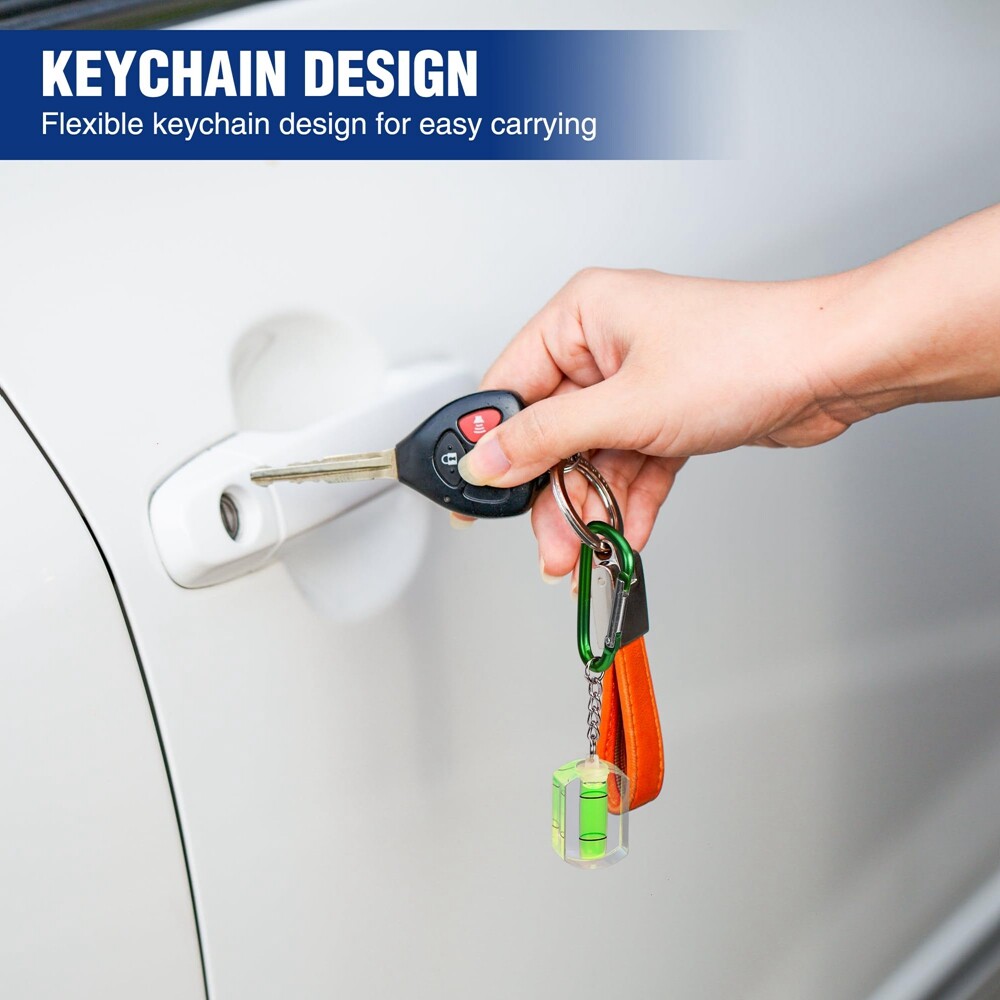 WORKPRO 3PCS Mini Bubble Level Pocket Spirit Level Measuring Hanging layout Tool