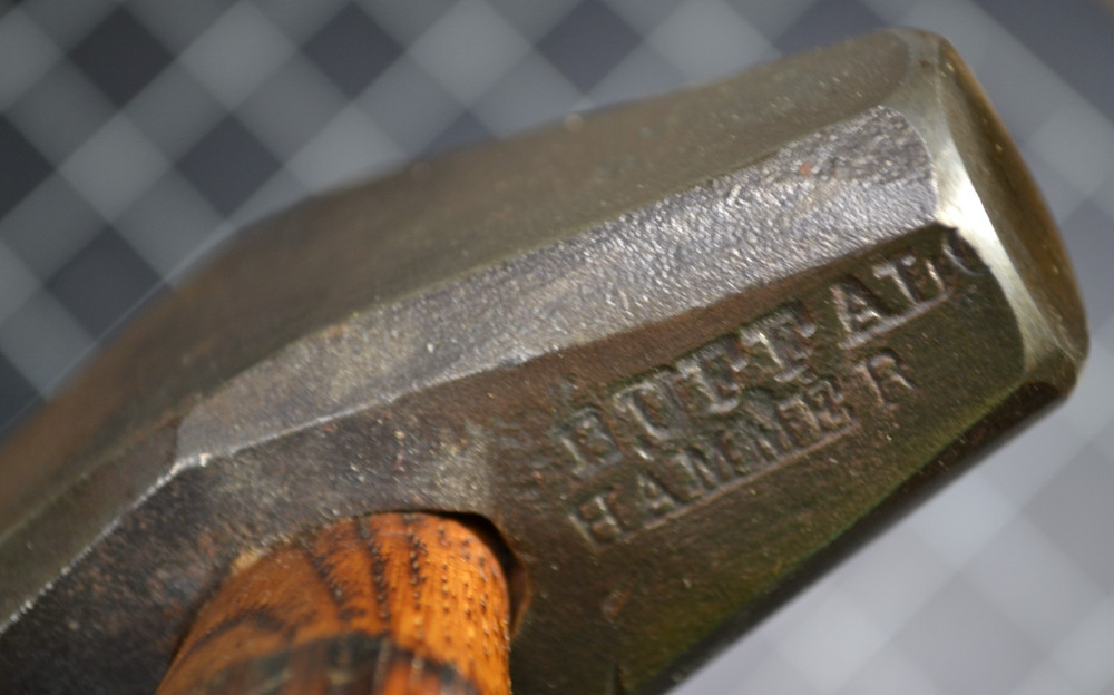BUFFALO HAMMER Co - 1# - ENGINEERS HAMMER DOUBLE FACED - PRE 1899 BOUGHT BY ATHA