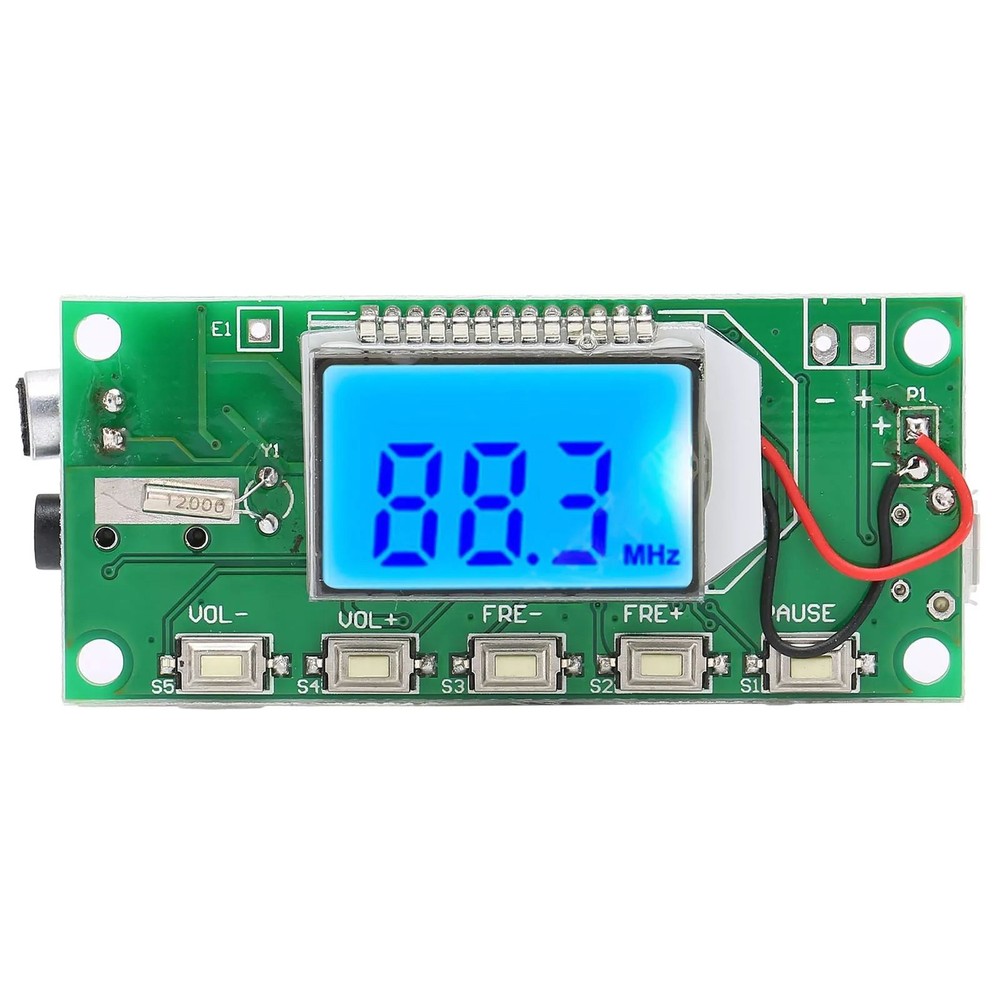 FM Transmitter Module 3-5V With LCD Display Board Digital FM Radio Replacement