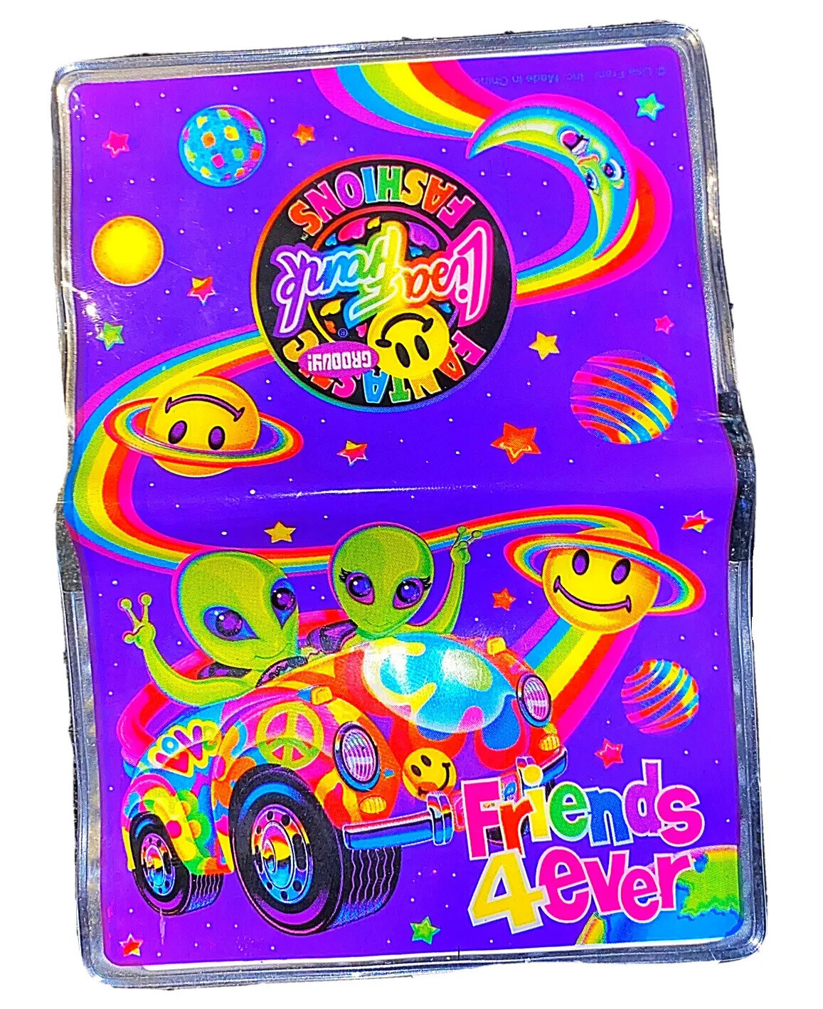 Vintage Lisa Frank Alien Wallet Zoomer Rare ￼￼