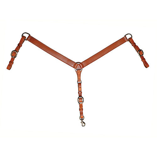 Circle Y Breast Collar 1 1/2 Plain HN